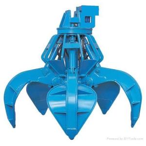 Universal Tuck Excavator Hydraulic Orange Grapple for Scraping Komatsus' Scrap