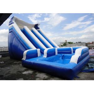 Customize Inflatable Water Slide / Kids Amusement Park 0.55 mm PVC Tarpaulin