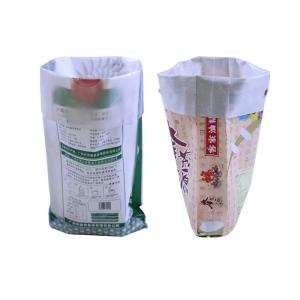 White PP Fertilizer Packaging Bags With Single / Double Sewed Bottom
