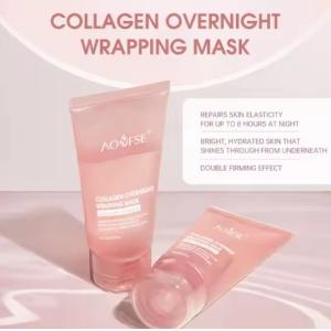 Firming Hydrating Overnight Peel Off Collagen Face Night Mask Moisturizing