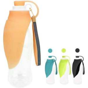 Foldable Portable Drinking Bottle For Dogs 580ML Collapsible Pet Water Bottle
