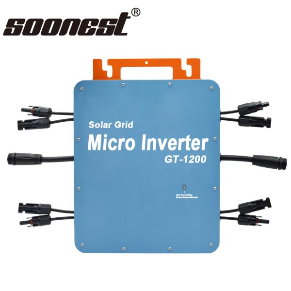 1.2Kw 1200W System Solar Micro Inverter Smart With Mppt On Grid Micro Inverter