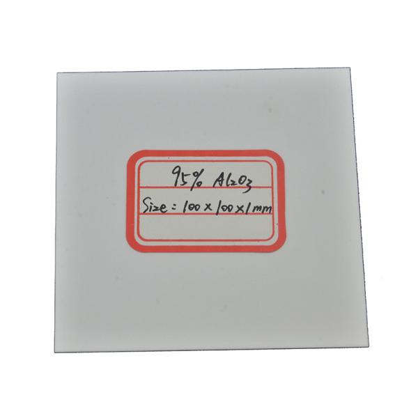 Quality 35 W/MK Alumina Ceramic Substrate  With 8.9 X 10-6/K Thermal Expansion White wholesale