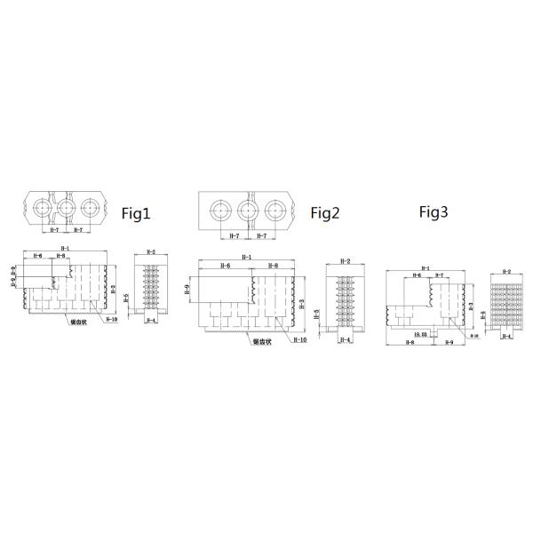 STANDARD HARD JAWS FOR HYDRAULIC CHUCK