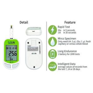 Factory Supply Blood Glucose Meter Uric Acid Monitor With Test Strip