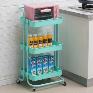 ISO Rolling Organizer Cart 3 Tier Storage Trolley On Wheels