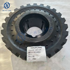 China 445-24T 44524T 445*24 Rubber Coupling Excavator Pressure-driven Pump Shaft Flexible Couplings Mining Machinery Construction on sale