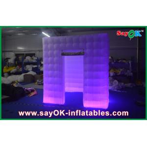 Inflatable Photo Booth Enclosure LED Lighting Air Inflatable , Large Inflatables