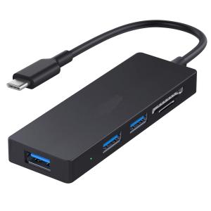 Durable USB Type C Adapter Hub / Black Macbook Type C Hub All in one
