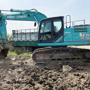 Japanese Original Used Kobelco SK200 Excavator 0.8m3 Bucket Capacity 110kw Rated