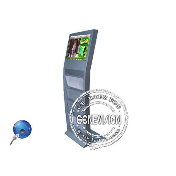 19 inch WIFI Magazine Holder 3G Digital Signage Kiosk Android Totem with Book