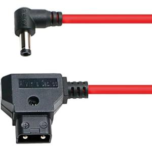Alvin's Cables Dtap to DC Coiled Cable for Atomos Ninja V,D-tap to 2.1 DC Right
