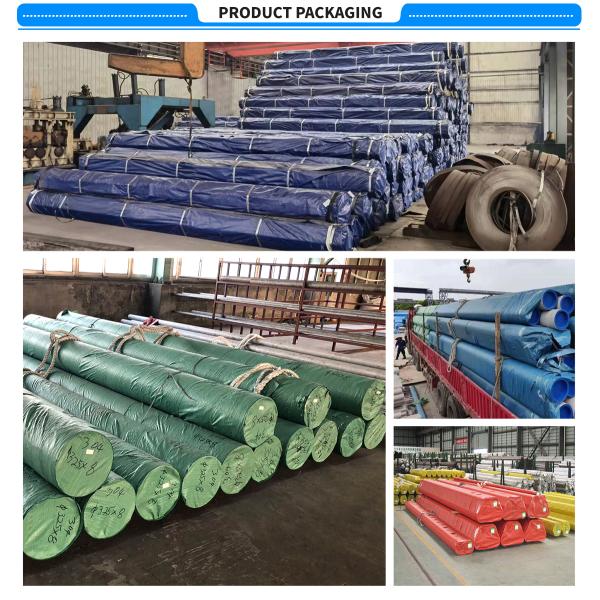 ASTM 2205 2507 Stainless Steel Pipe Laser Tube Cutting Mirror Finished 6m Length