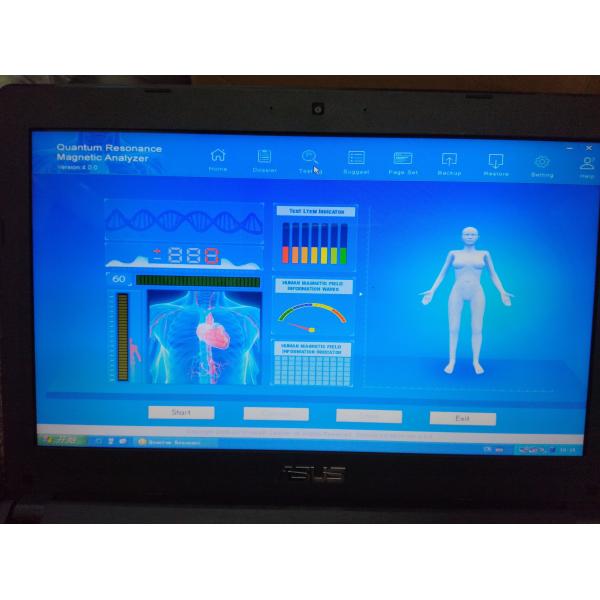 Romanian Language Software Version 44 Reports Quantum Body analyzer Silver Color