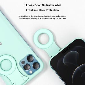 ODM Selfie Light Phone Case , Portable Mobile Phone LED Ring Light Back Cover