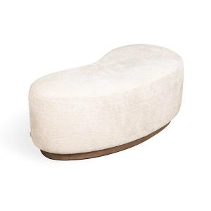 Hotel Room Cushion Sofa Scandinavian Style Wood Base 1-2 Seater Bed End Bench