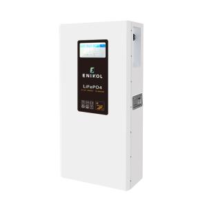 Wall Mounted 15KWH Lithium Iron Phosphate Battery Pack LiFePo4 With Touchable