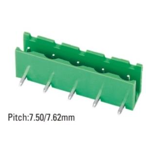 Plug-Terminal Block socket closed straight pin Pitch:7.62mm / 0.3 in