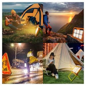LED Solar Camping Lights Ultra Bright Outdoor SMD LED IP65 Remote Control