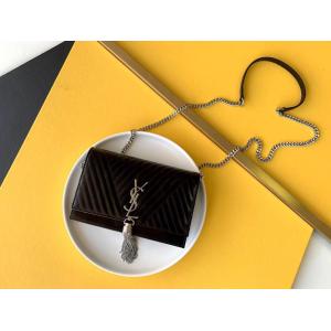 Medium Kate Tassel Red YSL Saint Laurent Woc Zipper Closure