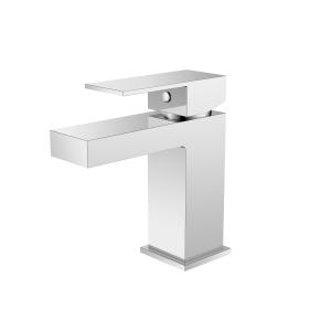 Cheap Single Handle Basin Mixer Faucet in Chrome Finish for Bathroom T8682W for sale