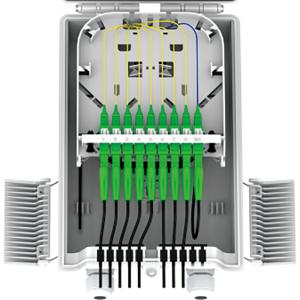 -Made FTTH IP68 8 Cores Fiber Optic Distribution Box with SC Connector