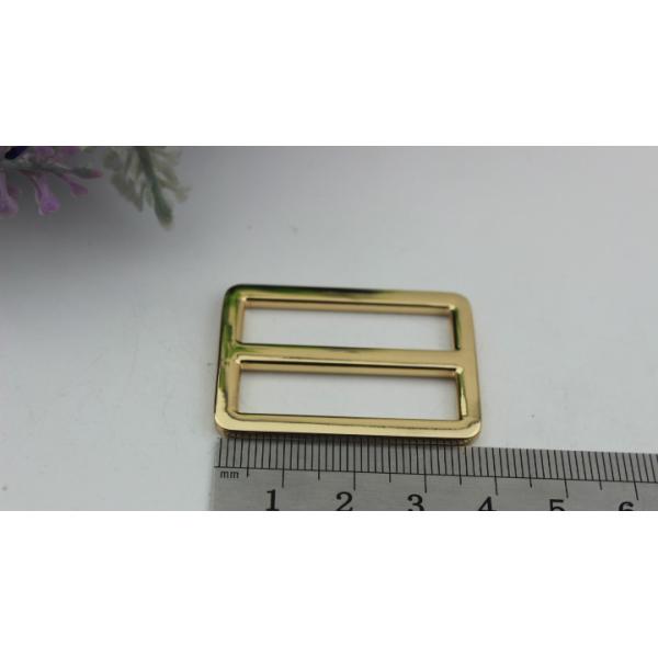 Factory outlets gunmetal zinc alloy 37 mm adjustable slide buckles for handbag hardware