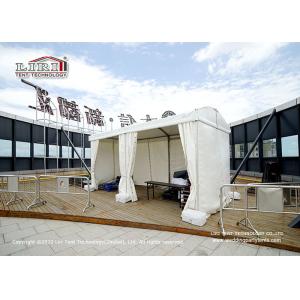 Plain White Sidewalls CFM Permanent Movable Party Tents