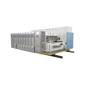 Cheap High Speed Corrugated Cardboard Making Machine With Carton Printing Function for sale