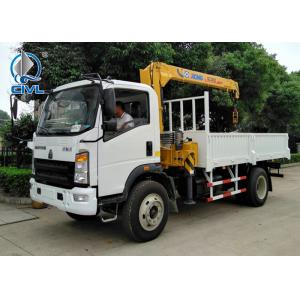 China 3.2 Tonne Crane Truck With 4x2 Light Truck Chassis Engine 130hp on sale