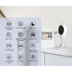 2.8 Inch Smart Baby Monitor with Night Vision and Two-Way Audio