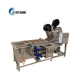 Single Tank Ozone Based Vegetable Fruit Bubble Washing Machine