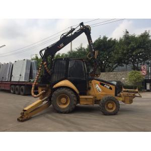 Used Caterpillar Wood Working Machine 416e Timber Backhoe Loader Grab Pipe
