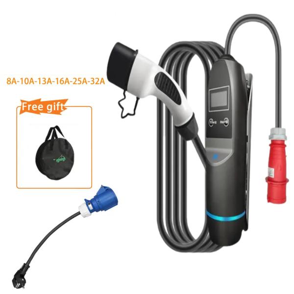 Byd Charging Port Type 2 Level 1 Level 2 Fast AC EV Charger 32a Home For