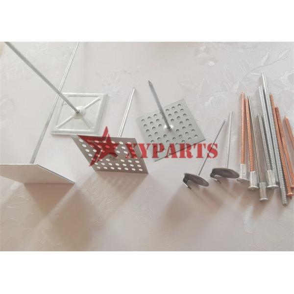 M3*75 Mm Galvanized Marine Insulation Pins With 40mm Dia Perforated Disc Base