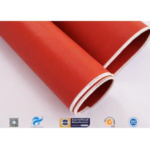 Non Flammable Abrasion Resistance Silicone Coated Fabric 1010g High Strength