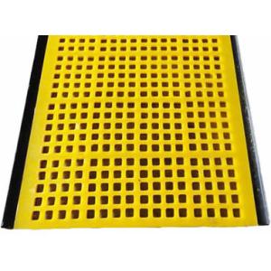 Iron Ore Pu Vibrating Linear Screen Mesh Mine Sieve Trommel Shale Shaker Banana