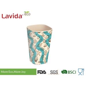 BPA Free Bamboo Fiber Mug High Strength Unbreakable Low Thermal Transfering