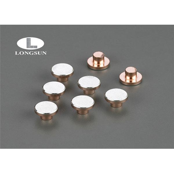 Precision Metal Components Electrical Contact Rivets Wih Good Anti - Corrosion