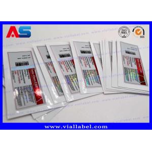 Pharmaceutical Adhesive 10ml Vial Labels Stickers Glossy Customized Printing