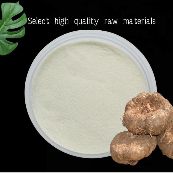 Quality White Konjac Glucomannan Powder KGM For Food supplements wholesale