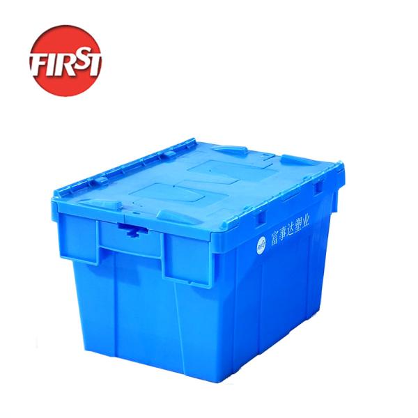 21L Volume Stackable Plastic Storage Crates for Organized Warehouse Storage