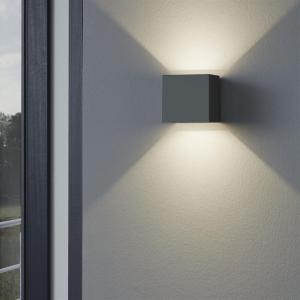 Modern Solar Up And Down Outdoor Wall Lights Warm White 3.2V 3000k 15 Lumen