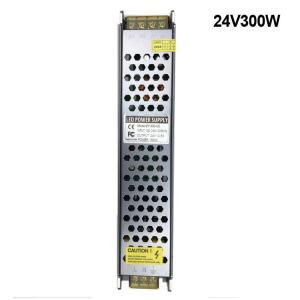 300w DC24V Ultra Thin LED Power Supply OEM ODM Switching Driver