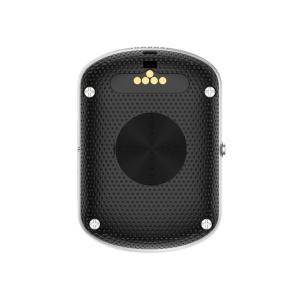 900mAh Black Pet GPS Tracker Dog Activity Monitor 15m With Collar