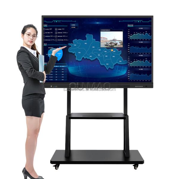 Qunmao 105 Inch Interactive Digital Whiteboard Touch Screen Interact Whiteboard