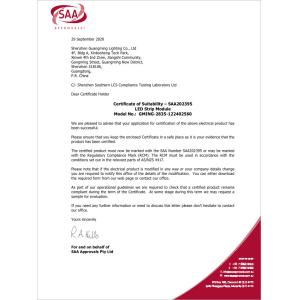 Shenzhen GM lighting Co.,Limited. Certifications