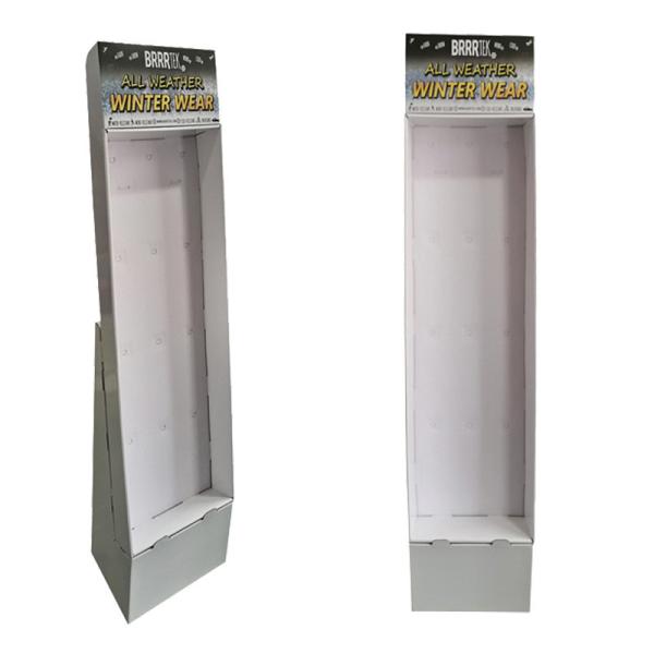 Quality Customized Cardboard Funko Pop Display Lower With Plastic Hooks Hanger wholesale