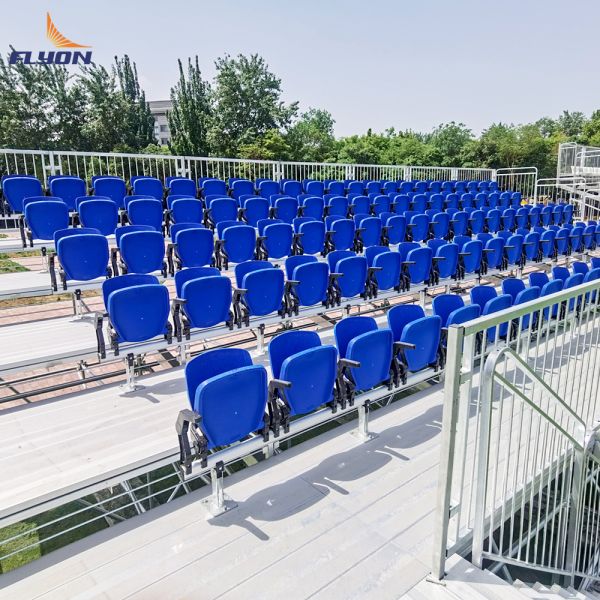 Quality Customized Size Aluminum Bleacher with PP/HDPE Material for Easy Installation and Disassembly in Stadium Seating wholesale