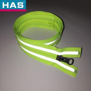 Waterproof Zippers With Reflective Stripe On 2 Side For Outdoor Jacket Garment